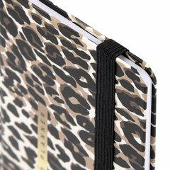 Еженедельник недатированный с резинкой 171&times;93 мм, BRAUBERG, твердый, 64 л., &laquo;Leopard print&raquo;, 116312