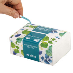 Салфетки косметические 200 шт. в упаковке, 2 слоя, 13,5&times;19 см, LAIMA PREMIUM UNIT PACK, 116357