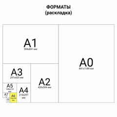 Блокнот МАЛЫЙ ФОРМАТ А6, 40 л, скоба, ламинированный картон, клетка, АЛЬТ, MANGA (4 вида), 3-40-718