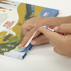 Закладки для книг с принтом САМОКЛЕЯЩИЕСЯ, КОМПЛЕКТ 6 шт., Цветы, ДПС, 2921.Р2/<wbr/>6