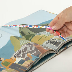 Закладки для книг с принтом САМОКЛЕЯЩИЕСЯ, КОМПЛЕКТ 6 шт., Цветы, ДПС, 2921.Р2/<wbr/>6