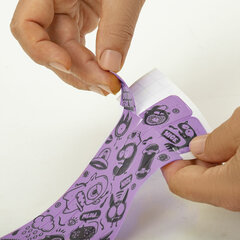 Закладки для книг с принтом САМОКЛЕЯЩИЕСЯ, КОМПЛЕКТ 6 шт., Чудики/<wbr/>лаванда, ДПС, 2921-131.Р4/<wbr/>6