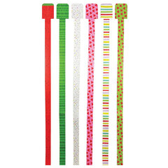 Закладки для книг с принтами САМОКЛЕЯЩИЕСЯ, КОМПЛЕКТ 6 шт., рисунки ассорти, 2921.АС/6