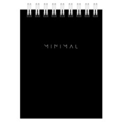 Блокнот МАЛЫЙ ФОРМАТ А7 75&times;105 мм, 40 л., гребень, картон, клетка, BRAUBERG &laquo;Minimal Classic&raquo;, 116430