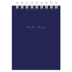 Блокнот МАЛЫЙ ФОРМАТ А7 75&times;105 мм, 40 л., гребень, картон, клетка, BRAUBERG &laquo;Minimal Classic&raquo;, 116430