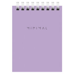 Блокнот МАЛЫЙ ФОРМАТ А7 75&times;105 мм, 40 л., гребень, картон, клетка, BRAUBERG &laquo;Minimal Pastel&raquo;, 116431