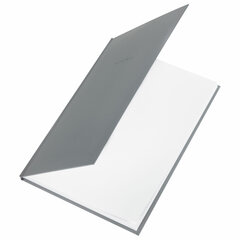Блокнот БОЛЬШОЙ ФОРМАТ 200&times;290 мм, А4, 80 л., твердый, клетка, BRAUBERG &laquo;Minimal&raquo;, серый, 116433