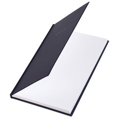 Блокнот А5 134&times;206 мм, 80 л., твёрдый, клетка, BRAUBERG &laquo;Minimal&raquo;, черный, 116436