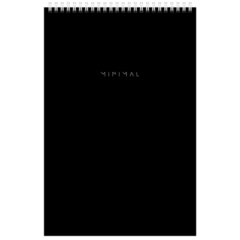 Блокнот ДЭК А4, 198&times;297 мм, 80 л., КОМПЛЕКТ 2 шт., гребень, подложка, BRAUBERG &laquo;Minimal Classic&raquo;, 116452