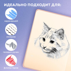 Скетчбук, слоновая кость 140 г/м2, 130х210 мм, 80 л., софт-тач, резинка, BRAUBERG ART CLASSIC, "Polo style", 116468