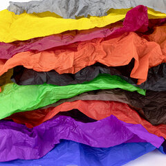 Цветная бумага ТИШЬЮ 17 г/<wbr/>м<sup>2</sup>, 50&times;66 см, 20 листов, 10 цветов, интенсив ассорти, ЗОЛОТАЯ СКАЗКА, 116494