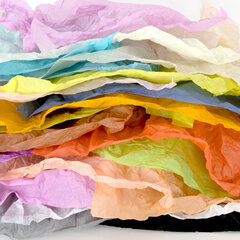 Цветная бумага ТИШЬЮ 17 г/<wbr/>м<sup>2</sup>, 50&times;66 см, 100 листов, 20 цветов, пастель ассорти, ЗОЛОТАЯ СКАЗКА, 116495