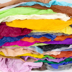 Цветная бумага ТИШЬЮ 17 г/<wbr/>м<sup>2</sup>, А4 (210&times;297 мм), 80 листов, 40 цветов в папке, BRAUBERG, 116499