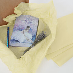 Цветная бумага ТИШЬЮ 17 г/<wbr/>м<sup>2</sup>, 50 см х 60 м, в рулоне со втулкой, лимонная, ЗОЛОТАЯ СКАЗКА, 116504