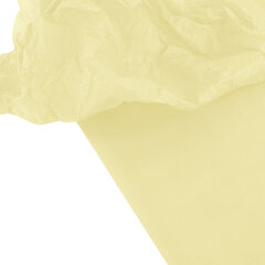 Цветная бумага ТИШЬЮ 17 г/<wbr/>м<sup>2</sup>, 50 см х 60 м, в рулоне со втулкой, лимонная, ЗОЛОТАЯ СКАЗКА, 116504