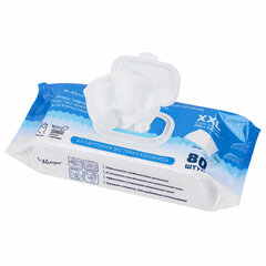 Салфетки влажные для ухода за лежачими больными и интимной гигиены 80 шт., 22&times;25 см, Д-пантенол, МЕЛОДИЯ, 116527