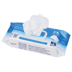 Салфетки влажные для ухода за лежачими больными и интимной гигиены КОМПЛЕКТ (6 пачек х 80 шт), 22&times;25 см, Д-пантенол, МЕЛОДИЯ, 116528