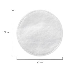 Ватные диски двусторонние 120 шт., с эффектом прошитого края, ЗОЛОТОЙ ИДЕАЛ, 100% хлопок, 116530