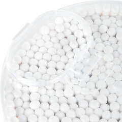 Ватные палочки КОМПЛЕКТ 500 шт.,бамбуковый стик, 100% хлопок, пластиковый стакан, ЗОЛОТОЙ ИДЕАЛ, 116558