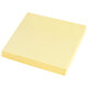 Блок самоклеящийся (стикеры) STAFF STANDARD, ПАСТЕЛЬНЫЙ 76х76 мм, желтый, 100 листов, 116573