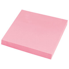 Блок самоклеящийся (стикеры) STAFF STANDARD, ПАСТЕЛЬНЫЙ 76&times;76 мм, розовый, 100 листов, 116576