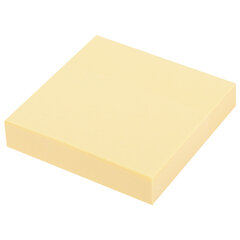 Блок самоклеящийся (стикеры) STAFF STANDARD, ПАСТЕЛЬНЫЙ 51&times;51 мм, желтый, 100 листов, 116577