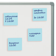 Блок самоклеящийся (стикеры) STAFF STANDARD, ПАСТЕЛЬНЫЙ 51&times;51 мм, голубой, 100 листов, 116578