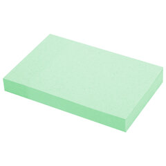 Блок самоклеящийся (стикеры) STAFF STANDARD, ПАСТЕЛЬНЫЙ 76&times;51 мм, зеленый, 100 листов, 116583