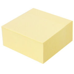 Блок самоклеящийся (стикеры) STAFF STANDARD, ПАСТЕЛЬНЫЙ 76&times;76 мм, желтый, 400 листов, 116586