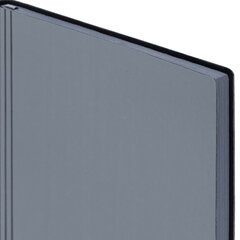 Блокнот А5 138&times;213 мм, BRAUBERG &laquo;Personal&raquo;, под кожу, 80 листов, клетка, серый, 116612