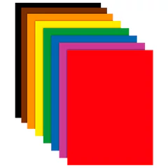 Цветная бумага А4 офсетная, 8 листов 8 цветов, на скобе, BRAUBERG, 200&times;283 мм, &laquo;Лягушонок&raquo;, 116624