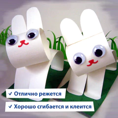 Картон белый А4 МЕЛОВАННЫЙ (белый оборот) 5 листов, BRAUBERG, 200х290 мм, 116626