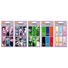 Закладки для книг МАГНИТНЫЕ, &laquo;5 ДИЗАЙНОВ МИКС&raquo;, 6 штук, 60&times;20 мм, FUNSTER (ФАНСТЕР), 116652