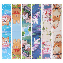 Закладки для книг МАГНИТНЫЕ, &laquo;GIRLS&raquo;, комплект 12 штук, 60&times;20 мм, FUNSTER (ФАНСТЕР), 116654