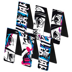 Закладки для книг МАГНИТНЫЕ, &laquo;АНИМЕ&raquo;, комплект 12 штук, 60&times;20 мм, FUNSTER (ФАНСТЕР), 116655