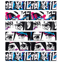 Закладки для книг МАГНИТНЫЕ, &laquo;АНИМЕ&raquo;, комплект 12 штук, 60&times;20 мм, FUNSTER (ФАНСТЕР), 116655