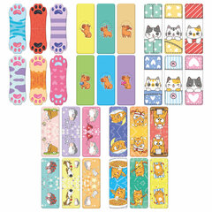 Закладки для книг МАГНИТНЫЕ, &laquo;ЯРКИЙ МИКС&raquo;, комплект 30 штук, 35&times;25 мм, FUNSTER (ФАНСТЕР), 116657