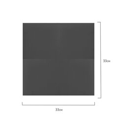 Салфетки бумажные 2-х слойные, 33&times;33 см, 200 штук в упаковке, 1/<wbr/>4 сложение, LAIMA, черные, 116660