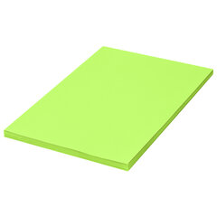 Бумага цветная BRAUBERG, А4, 75 г/<wbr/>м<sup>2</sup>, 100 л., НЕОН, зеленая, для офисной техники, 116671