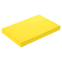 Бумага цветная ПЛОТНАЯ BRAUBERG, А4, 160 г/<wbr/>м<sup>2</sup>, 250 л., желтая, интенсив, для печати, творчества, 116674