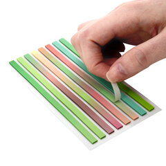 Закладки клейкие, выделители текста, BRAUBERG ULTRA COLOR, 135х5 мм, 160 штук (8 цветов х 20 листов), 116685
