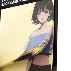 Блок самоклеящийся (стикеры) BRAUBERG ANIME, 73&times;73 мм, 20 листов, 116709