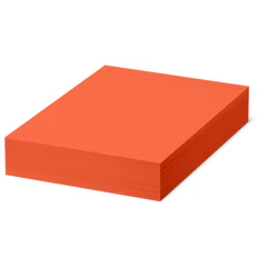 Бумага цветная CLAIREFONTAINE, А4, 80 г/м2, 500 л., интенсив, ярко-оранжевый, Франция, 1761C