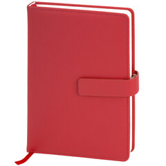 Ежедневник в подарочном наборе 5 в 1, А5, 145&times;212 мм, BRAUBERG &laquo;President&raquo;, под кожу, 160 листов, красный, 116851