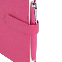 Ежедневник в подарочном наборе 5 в 1, А5, 145&times;212 мм, BRAUBERG &laquo;President&raquo;, под кожу, 160 листов, розовый, 116852