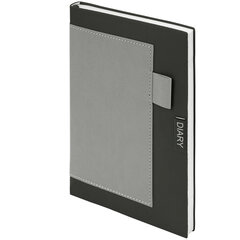 Ежедневник в наборе с ручкой А5, 144&times;210 мм, BRAUBERG &laquo;Style&raquo; под кожу, 160 листов, черный, 116860