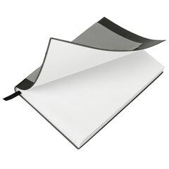 Ежедневник в наборе с ручкой А5, 144&times;210 мм, BRAUBERG &laquo;Style&raquo; под кожу, 160 листов, черный, 116860