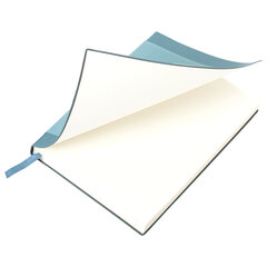 Ежедневник в наборе с ручкой А5, 144&times;210 мм, BRAUBERG &laquo;Style&raquo; под кожу, 160 листов, синий, 116862