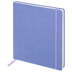 Скетчбук, слоновая кость 140 г/<wbr/>м<sup>2</sup> 200&times;200 мм, 80 л., КОЖЗАМ, резинка, BRAUBERG ART CLASSIC, пастель сиреневый, 116881