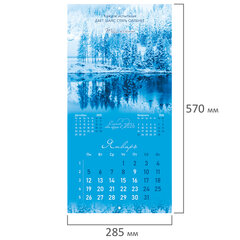 Календарь настенный перекидной 2026 г., BRAUBERG, 12 листов, 28,5&times;28,5 см, &laquo;Твоя вселенная&raquo;, 116924